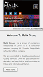 Mobile Screenshot of malikgroup.org